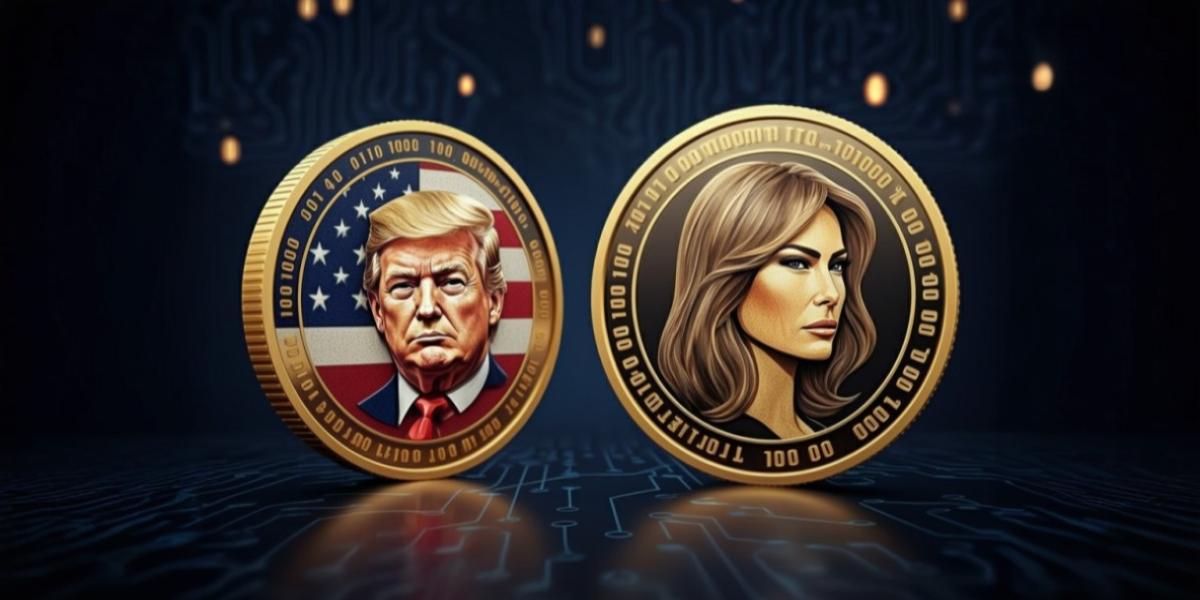 سلطه کامل توکنهای TRUMP و MELANIA بر بازار میم کوینهای سیاسی