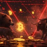 حمله خرس‌ها به بیت کوین ۱۰۷,۰۰۰ دلاری! گاوها تسلیم می‌شوند؟