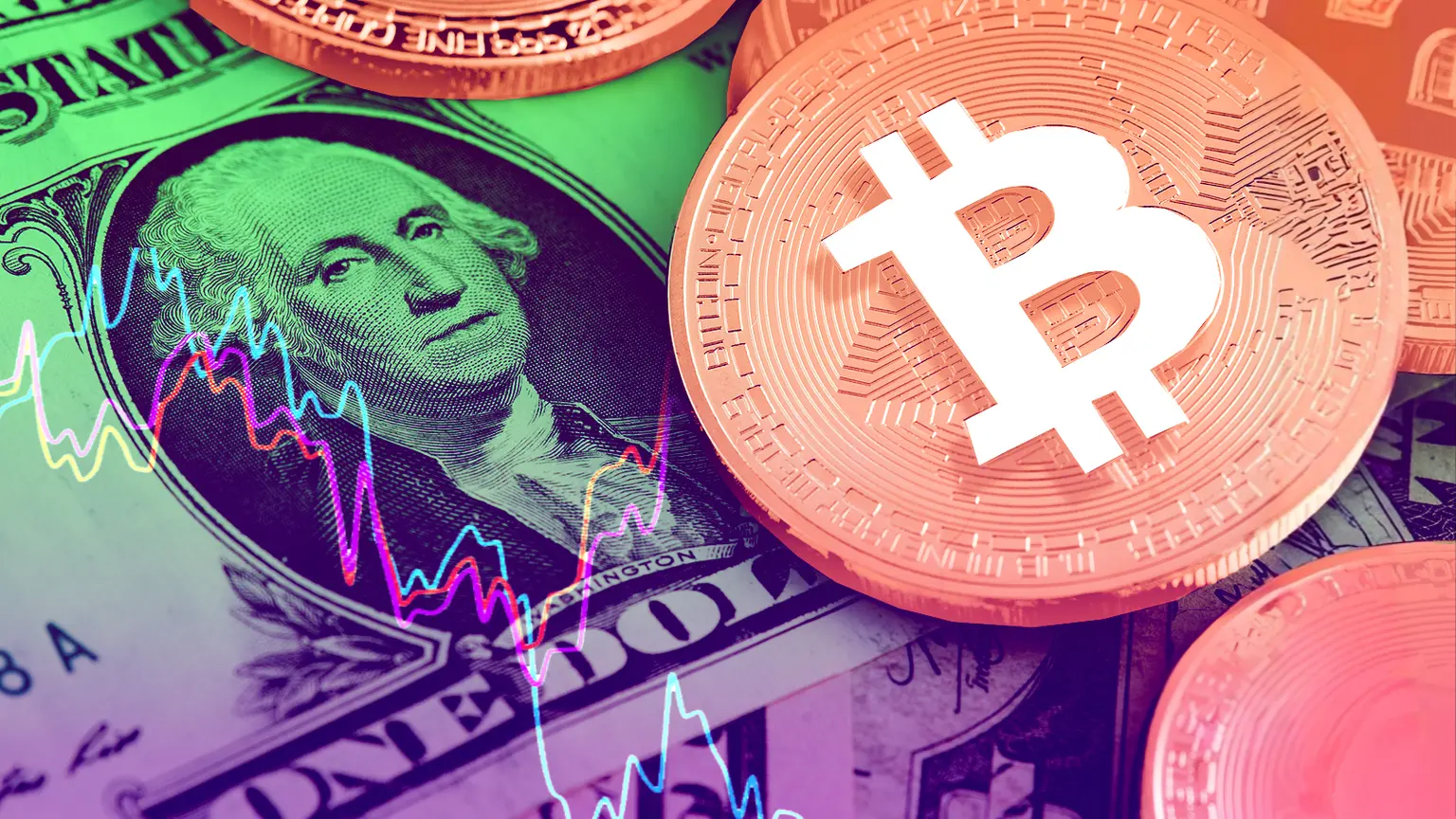 ضعف تاریخی شاخص دلار همزمان با موج صعودی بیت کوین