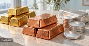 مقایسه طلا، نقره و مس؛ کدام‌یک در یک سال گذشته سود بیشتری داد؟