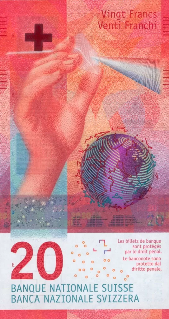 سکه یا اسکناس فرانک سوییس