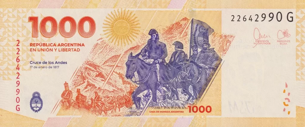 سکه یا اسکناس پزوی آرژانتین