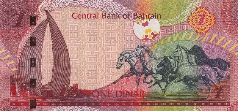 سکه یا اسکناس دلار بحرین