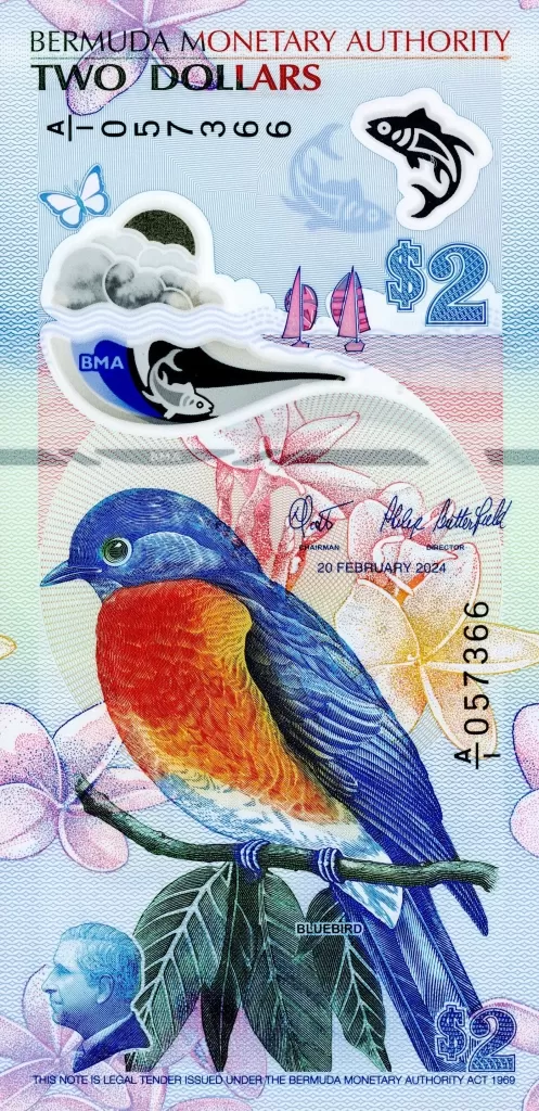 سکه یا اسکناس دلار برمودا