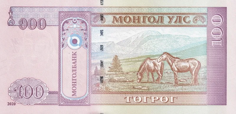سکه یا اسکناس توگریک مغولستان