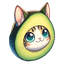 Flying Avocado Cat