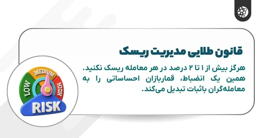 قانون طلایی مدیریت ریسک