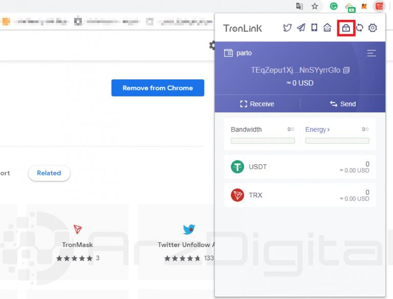 آموزش ساخت کیف پول ترون لینک (TronLink) در مرورگر کروم