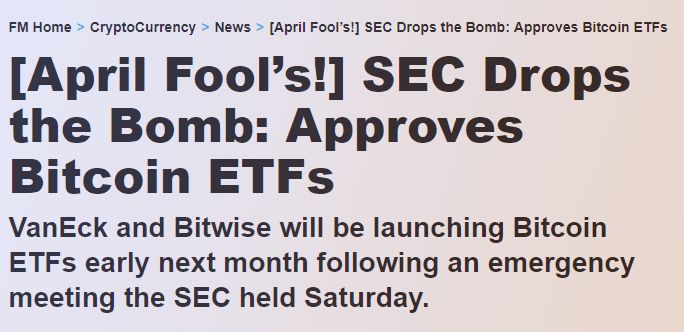 گزارش جنجالی: دروغ آوریل، دلیل احتمالی افزایش قیمت شدید بیت کوین!
