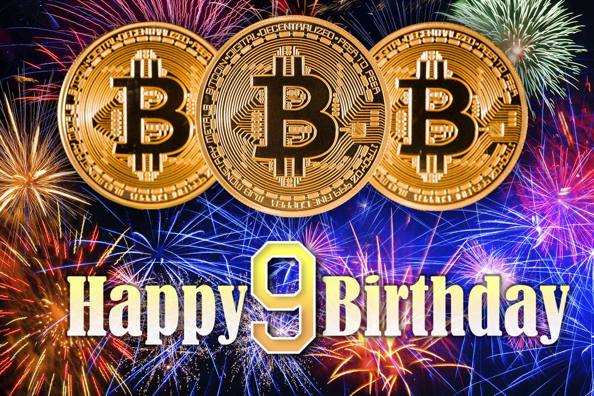 نُهم آبان ماه(۱۳اکتبر) این ارز دیجیتال تولد ۹سالگی را در قیمت ۶ هزار دلار جشن گرفت