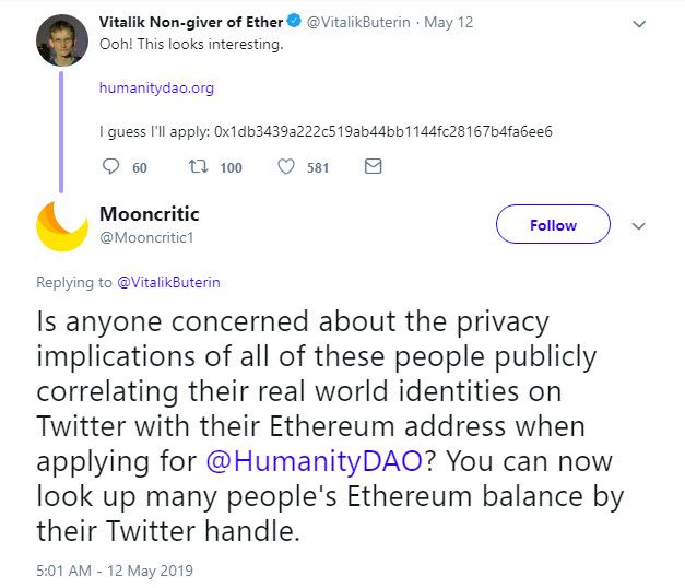 پیشنهاد جدید ویتالیک بوترین برای افزایش حریم خصوصی در اتریوم پیشنهاد جدید ویتالیک بوترین برای افزایش حریم خصوصی در اتریوم