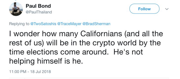 اظهارات نماینده آمریکا درباره ممنوعیت ارزهای دیجیتال جنجال آفرین شد ! اظهارات نماینده آمریکا درباره ممنوعیت ارزهای دیجیتال جنجال آفرین شد !