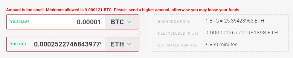 آموزش تبدیل بیت کوین ، اتریوم و سایر ارزهای دیجیتال