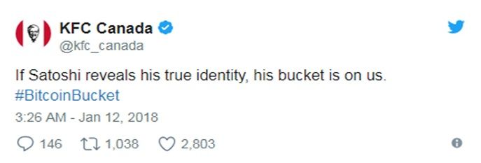 KFC کانادا در ازای خرید مرغ سوخاری، بیتکوین میپذیرد! KFC کانادا در ازای خرید مرغ سوخاری، بیتکوین میپذیرد!