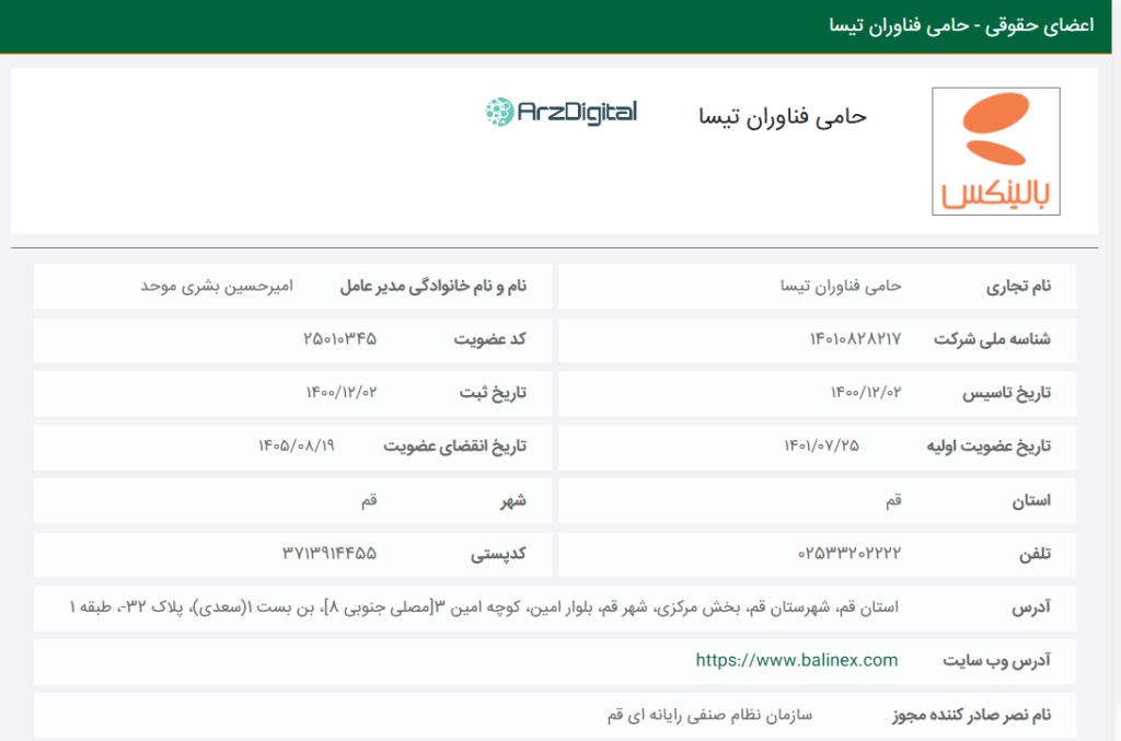 صرافی بالینکس: نقد و بررسی و اطلاعات کامل