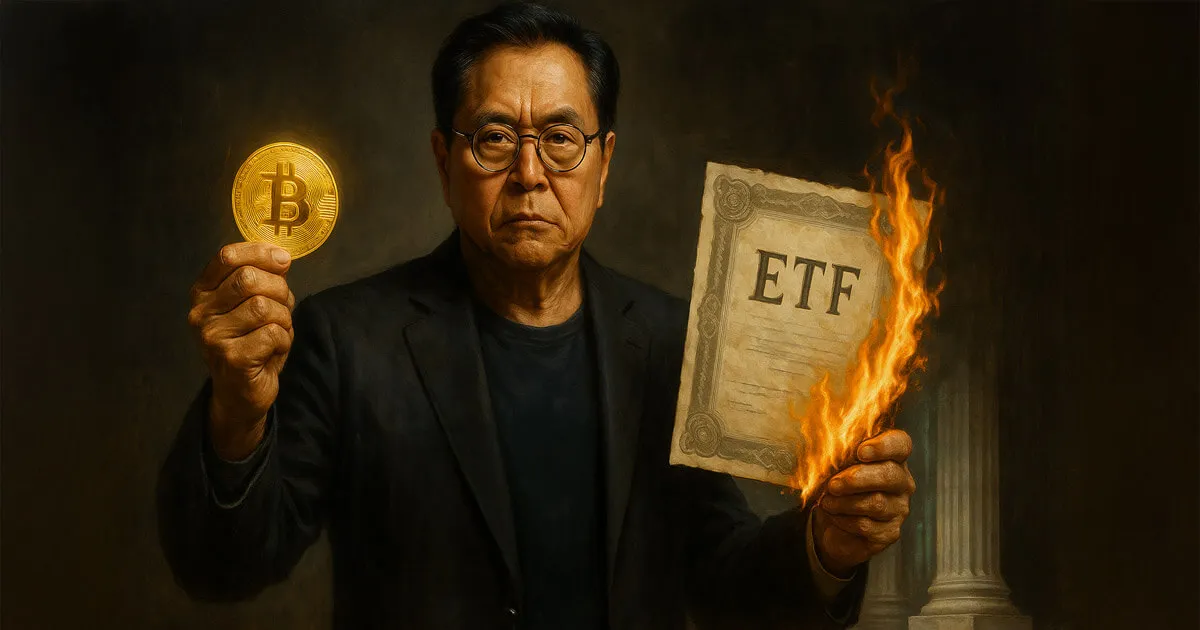 کیوساکی: داشتن ETF بیت کوین مثل داشتن عکس تفنگ است، نه تفنگ واقعی!