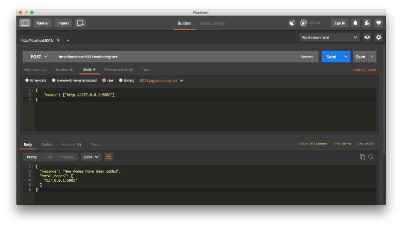 آموزش قدم به قدم ساخت یک بلاک چین ساده با python ایجاد گره جدید