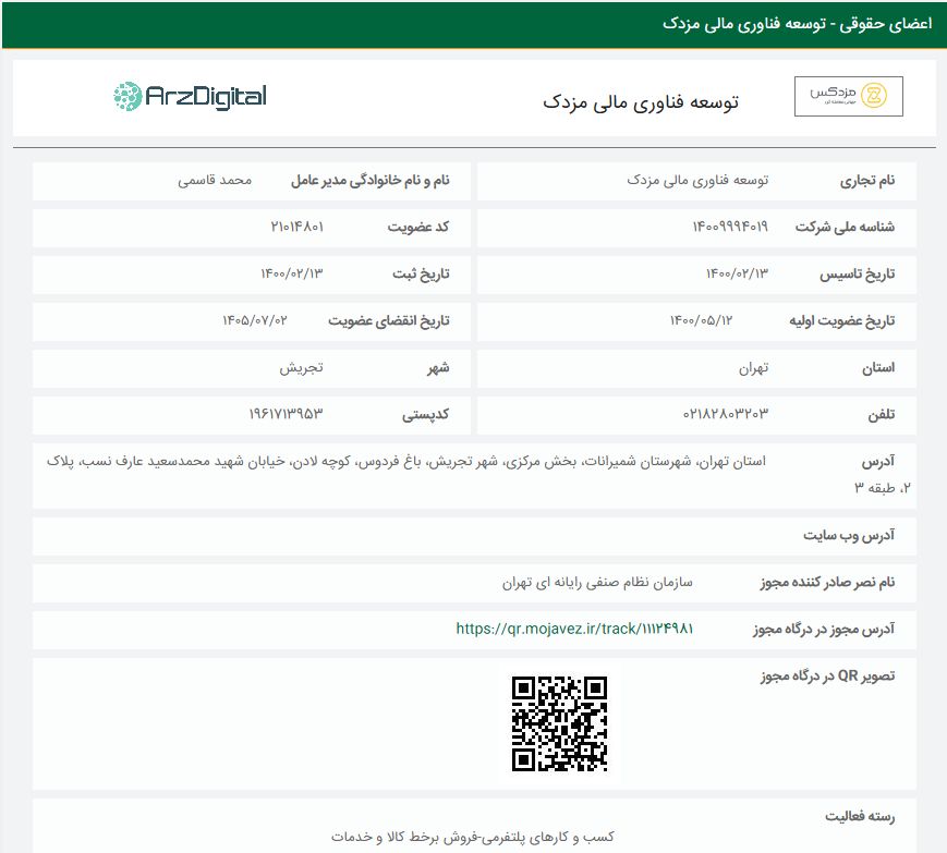 صرافی مزدکس: نقد و بررسی و اطلاعات کامل