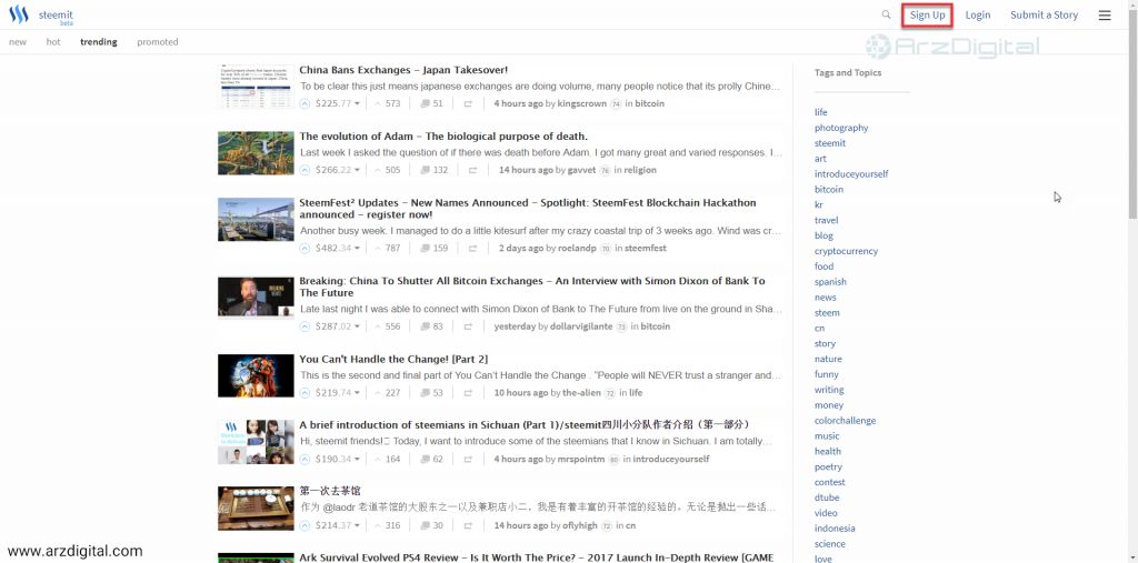 آموزش تصویری استیمیت (Steemit)