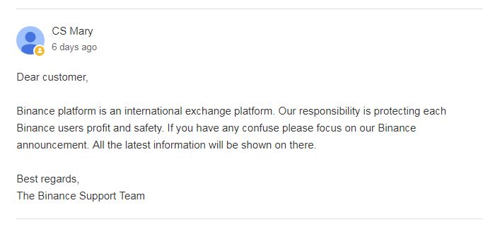 بایننس: حساب کاربران ایرانی را مسدود نخواهیم کرد ! بایننس: حساب کاربران ایرانی را مسدود نخواهیم کرد !