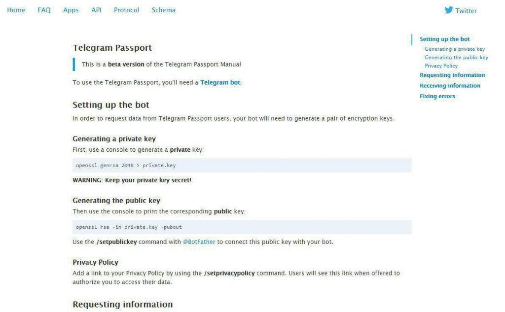 گام نخست تلگرام، برای بلاک چینی شدن!