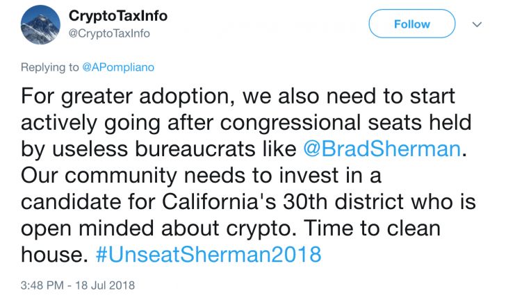 اظهارات نماینده آمریکا درباره ممنوعیت ارزهای دیجیتال جنجال آفرین شد ! اظهارات نماینده آمریکا درباره ممنوعیت ارزهای دیجیتال جنجال آفرین شد !