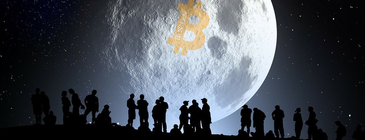بیت کوین روی ماه