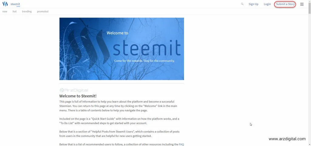 آموزش تصویری استیمیت (Steemit)