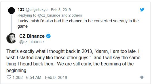 مدیرعامل بایننس: ما هنوز در ابتدایی‌ترین نقطه از انقلاب بیت کوین قرار داریم