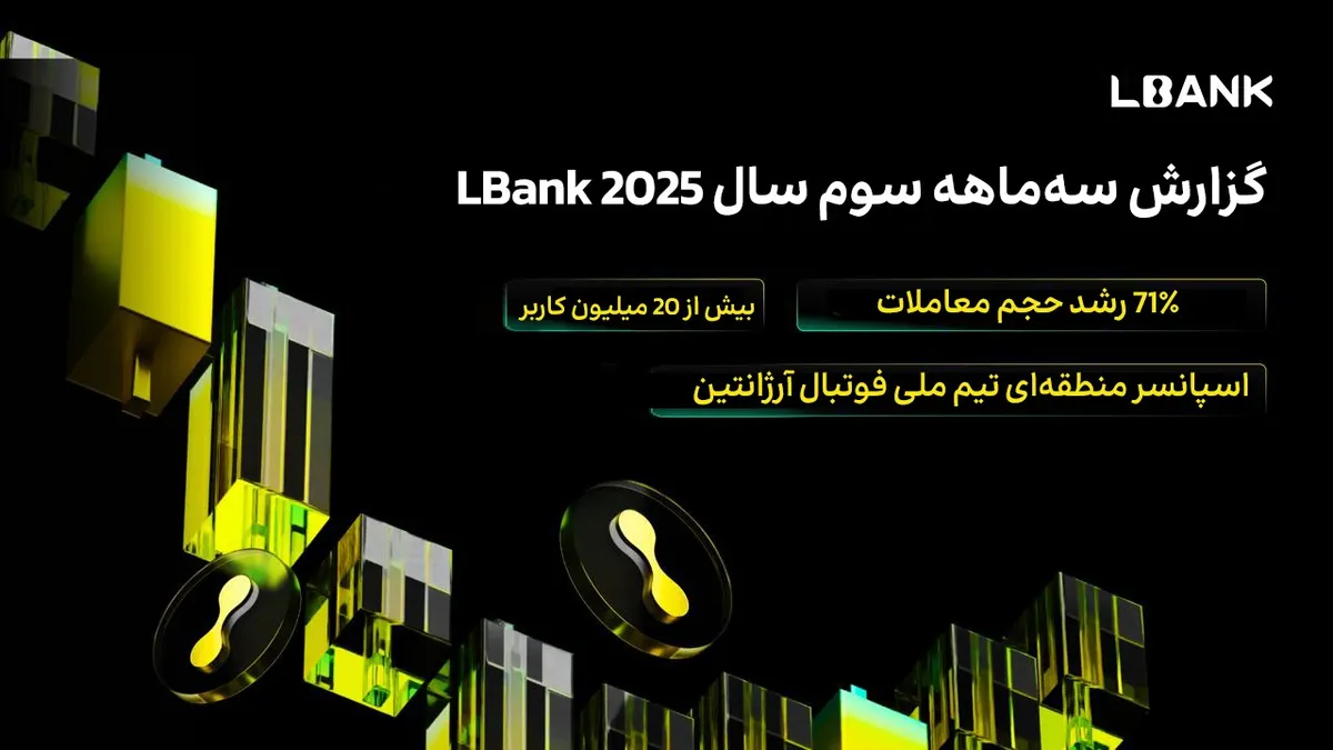 گزارش سهماهه سوم ۲۰۲۵ LBank: رشد ۷۱ درصدی حجم معاملات و عبور تعداد کاربران از ۲۰ میلیون نفر