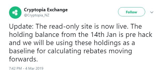 بازگشت موجودی به سرقت رفته کاربران صرافی کریپتوپیا