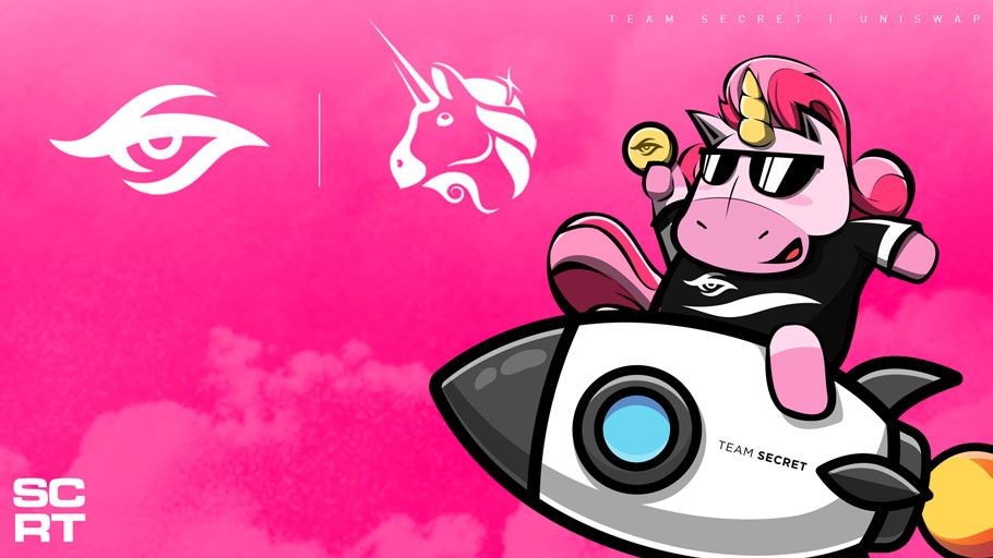 یونی‌سواپ اسپانسر Team Secret شد