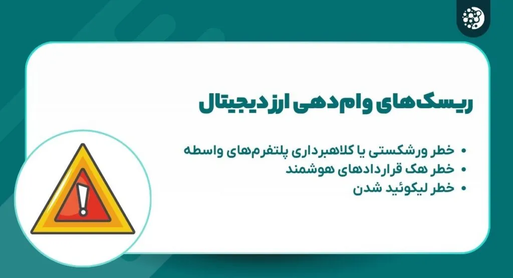 ریسک‌های وام‌دهی ارز دیجیتال