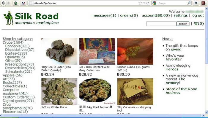 وب سایت سیلک رود (Sil Road)