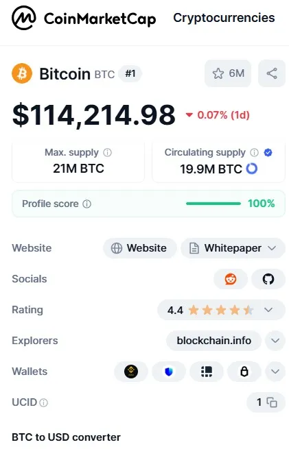اطلاعات تکمیلی در سایت کوین مارکت کپ