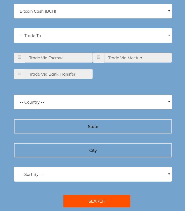 آشنایی با صرافی جدید بیت کوین کش نظیر به نظیر (P2P) به نام Localbitcoincash.org
