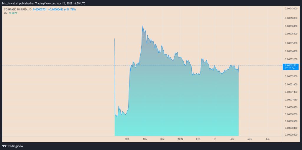 جهش ۳۵ درصدی شیبا اینو در عرض یک روز؛ حرکت بعدی چیست؟ جهش ۳۵ درصدی شیبا اینو در عرض یک روز؛ حرکت بعدی چیست؟