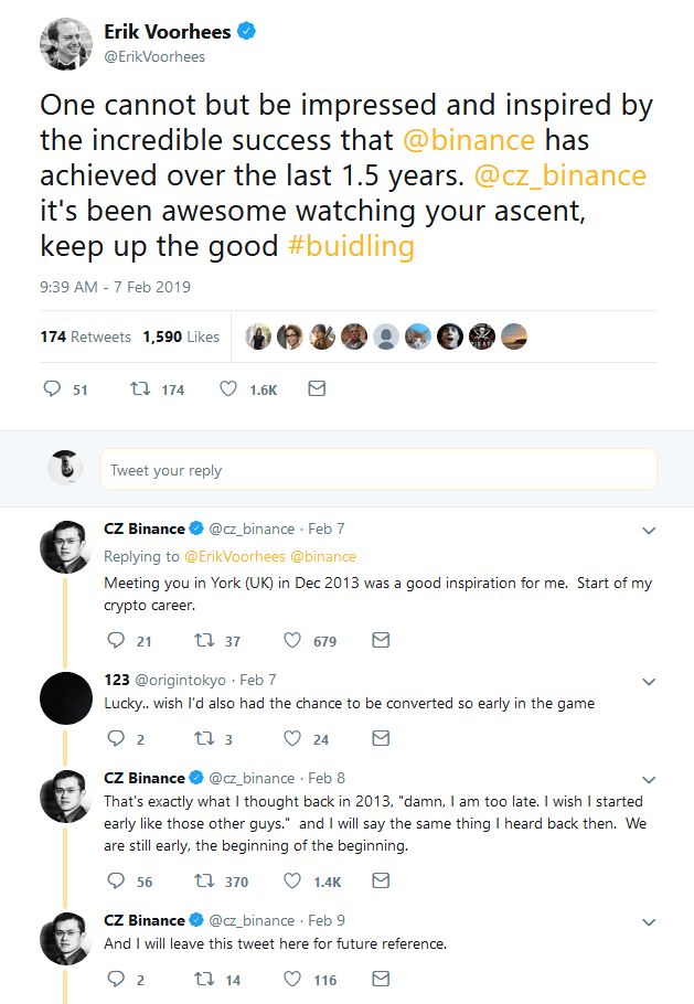 مدیرعامل بایننس: ما هنوز در ابتدایی‌ترین نقطه از انقلاب بیت کوین قرار داریم