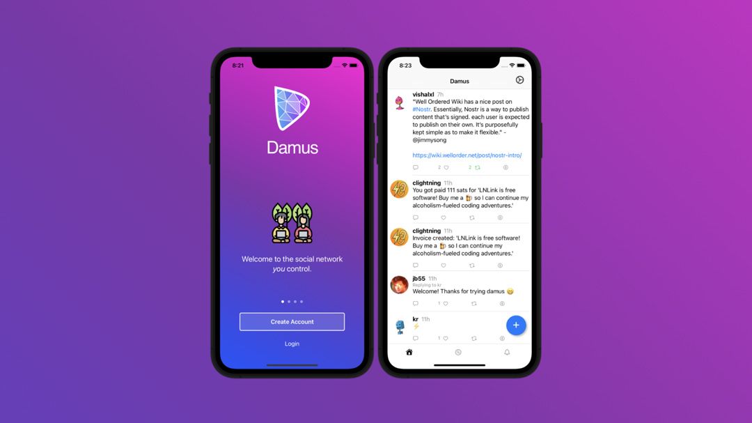 داموس، جایگزین غیرمتمرکز توییتر در اپ استور اپل عرضه شد