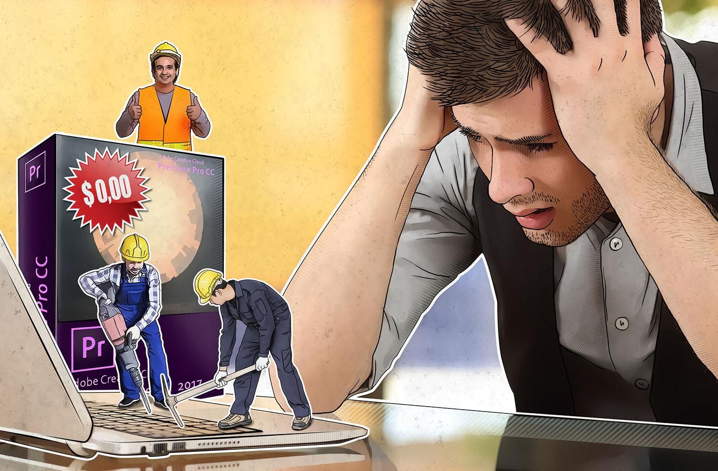 خساست در خرید نرم افزار های قانونی می تواند یک حفره عظیم در کیف پولتان ایجاد کند