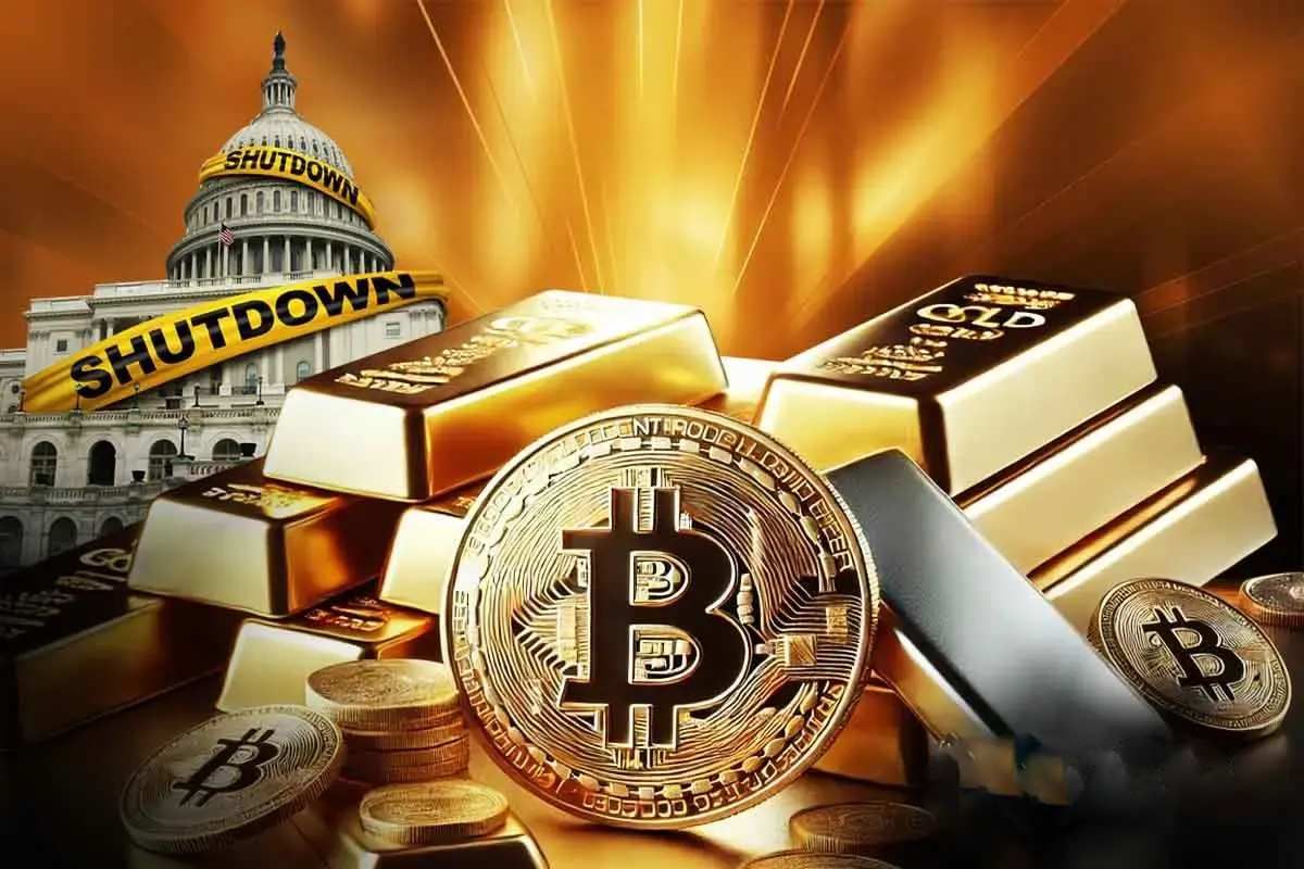 احتمال تعطیلی دولت آمریکا به ۸۵٪ رسید؛ جهش بیت‌ کوین، طلا و نقره در آستانه بحران