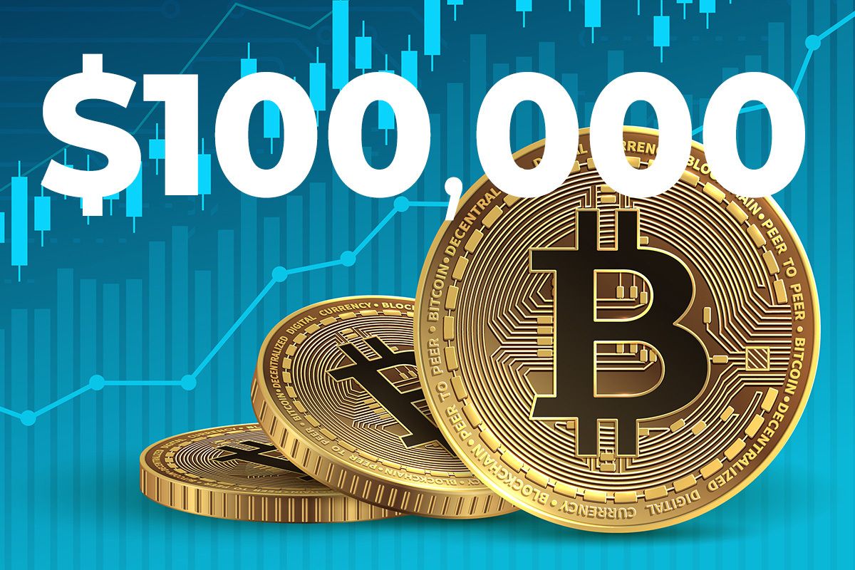 بلومبرگ: ۱۰۰,۰۰۰ دلاری شدن بیت کوین از ریزش قیمت متحمل‌تر است