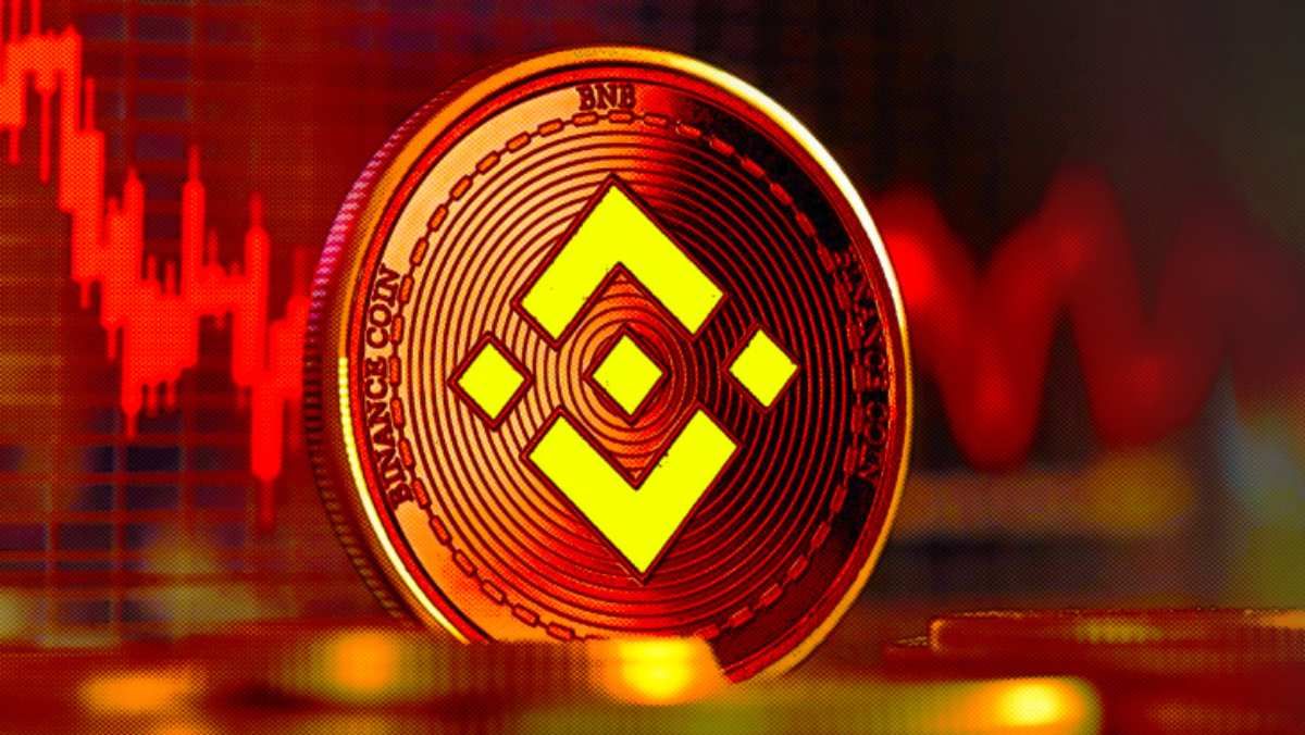 سقوط  قیمت بایننس‌ کوین به زیر حمایت ۱۱۰۰ دلار
