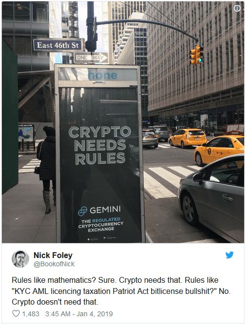 دوقلوهای وینکلواس: بیت کوین برای محافظت از سرمایه‌گذاران نیاز به قانون‌گذاری دارد