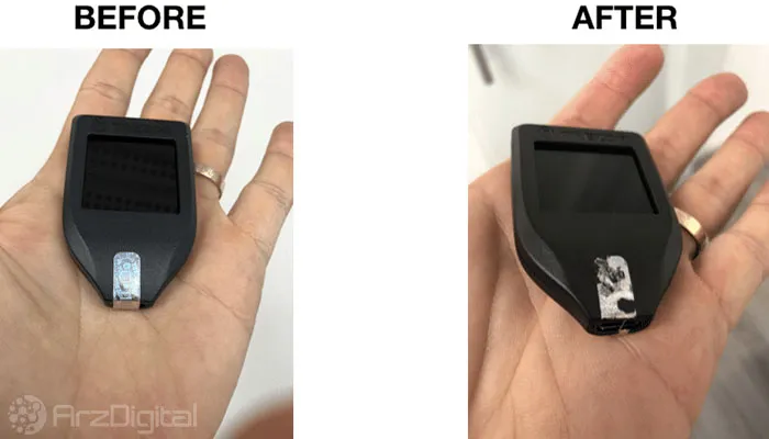 کیف پول TREZOR Model T کیف پول TREZOR Model T