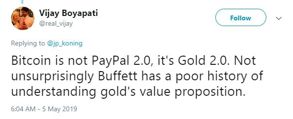 واکنش کاربران فضای مجازی به ادعای اخیر وارن بافت درباره‌ بیت کوین