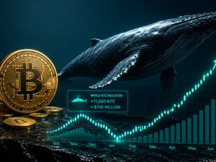 خرید ۷۰۰ میلیون دلاری نهنگ‌ها؛ بیت کوین در آستانه جهش قیمتی جدید است؟
