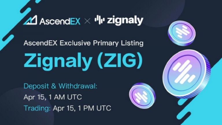صرافی AscendEX، توکن Zignaly را به لیست خود اضافه میکند