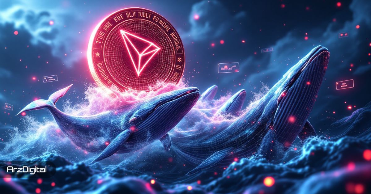 افزایش فشار خرید ترون توسط نهنگها؛ جهش قیمت TRX نزدیک است؟