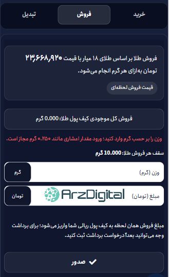 بررسی زرنیو | اعتبار، کارمزد، امکانات و آموزش خرید و فروش طلا